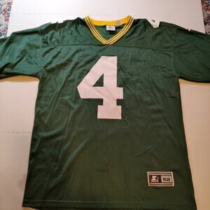 Vintage Starter Brett Favre Packers Jersey 52 XL 90s NFL Mesh